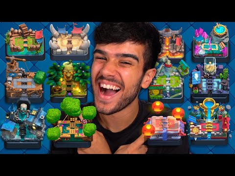 O MELHOR DECK PARA CADA ARENA DO CLASH ROYALE! (ARENA 1 A ARENA 15)