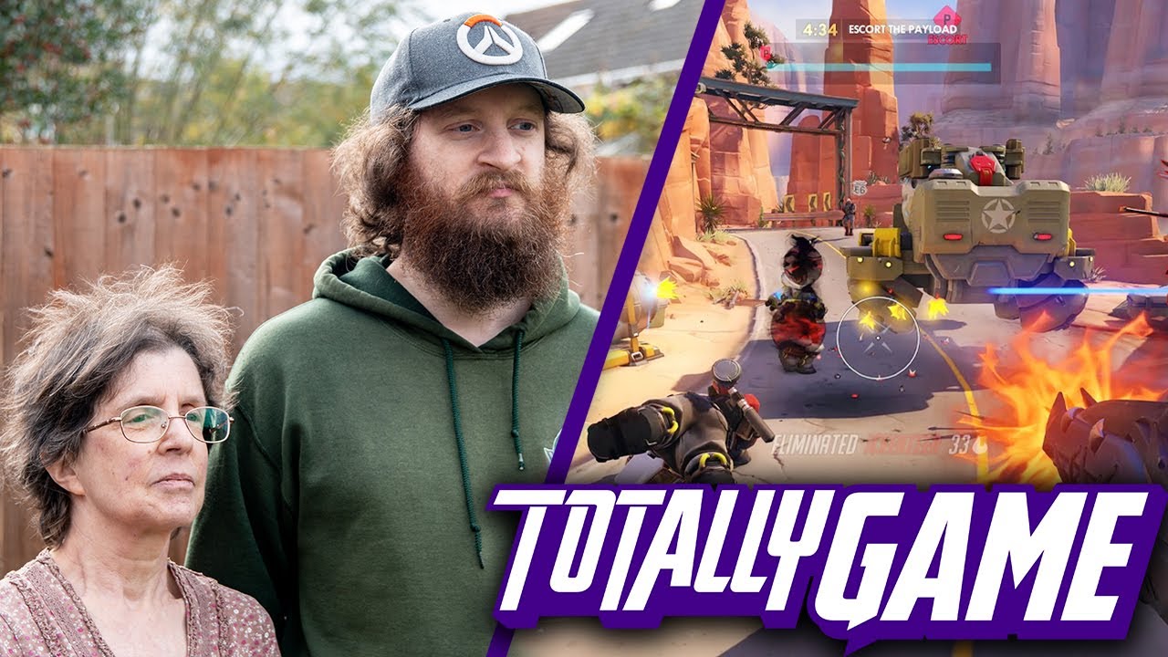 I-m the highest level player in overwatch - now i-m training my mum - totally game