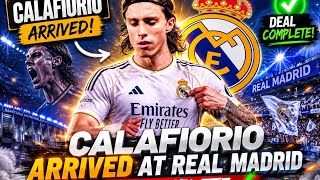 🚨 CALAFIORI OFFICIALLY ARRIVES AT REAL MADRID! DEAL COMPLETE! MADRID FANS CAN'T BELIEVE IT! ⚪🔥