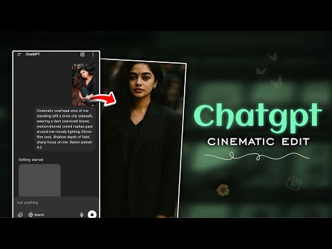 Instagram Trending Chatgpt Photo Editing | Chatgpt Cinematic Photo Editing | Viral Photo Editing
