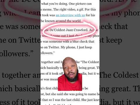 The Blackest name you’ve ever heard of?