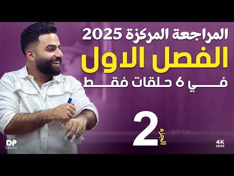 رياضيات السادس العلمي || المراجعة المركزة || الفصل الاول || محاضرة 2 ~ 2025