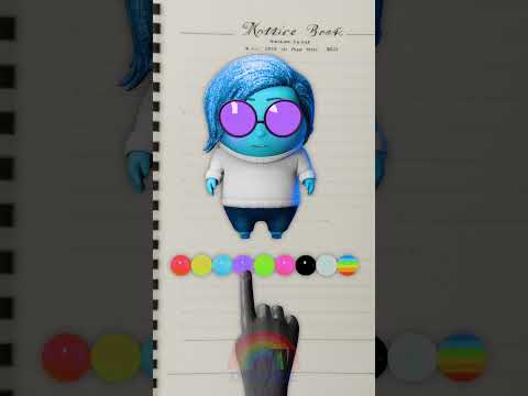 which colour is perfect glasses 😂😮 #Sadness #craft #insideout2 #art #drwing