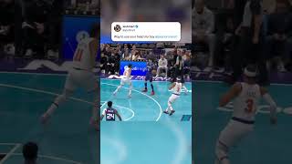 Josh Hart on LaMelo’s play vs. Brunson🤣