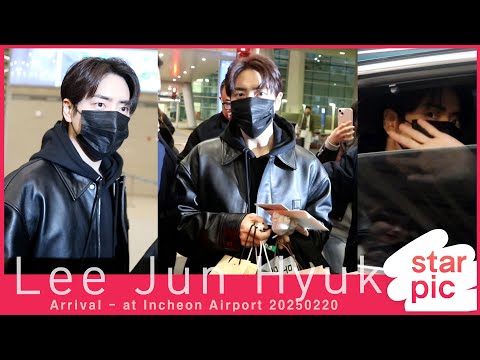 이준혁 '가려도 잘생긴 밀바엔!'  [STARPIC] / Lee Jun Hyuk Arrival - at Incheon Airport 20250220