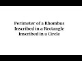 Properties and Measurements of Rhombuses