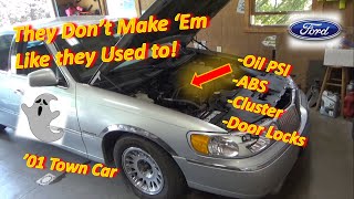 Old LINCOLN = Electrical GREMLINS! (ABS, Oil Pressure, Cluster, Door Locks)