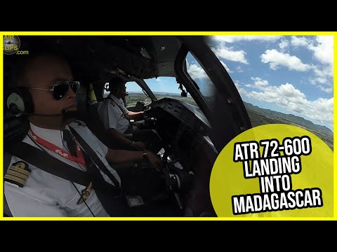 Our favorite Crew is back! ATR 72-600 Landing into exotic Diego, Madagascar!  [AirClips]