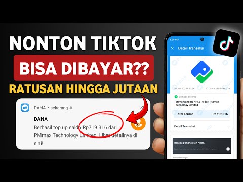 Dapat Uang Dari Nonton TikTok Doang!!Bisa Dapat Ratusan Hingga Jutan Loh!