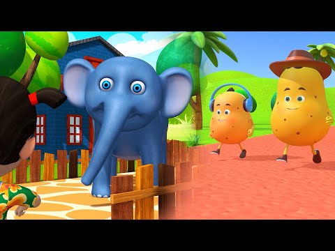 Hathi Raja Aloo Kachaloo & Kalu Madari - Hindi Rhymes For Childrens