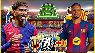 BARÇA vs VILLAREAL PEDRI INCERTAIN ! GARDER L'AVANTAGE AVANT LA MINI PAUSE ! QUEL XI ?