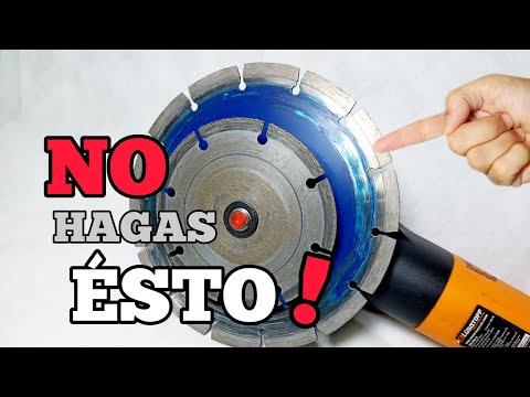 MIRÁ ÉSTO ...!! 5 ERRORES al usar AMOLADORA ANGULAR