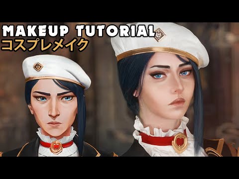 ☆ Caitlyn Kiramman Cosplay Makeup Tutorial Arcane Season 2 ☆