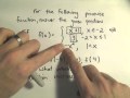 Evaluating Piecewise Defined Functions
