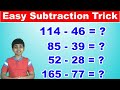 Subtraction Tricks and Techniques
