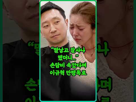 딸낳고 잘사나했는데… 손담비 안타깝다