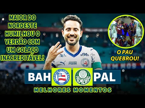 VERDÃO HUM1LHADO PELO MAIOR DO NORDESTE! CRAQUE DO BAHIA FEZ UM GOLAÇO PUSKAS E TIME ATROPELOU!