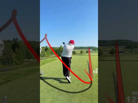 Donald Trump golf swing in slow motion on Shot Tracer App