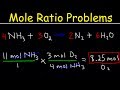 Mole to Mole Conversions and Molar Ratios