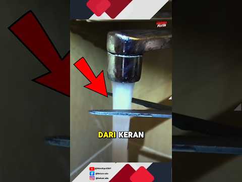 Jangan pernah memotong air yang keluar dari keran😨