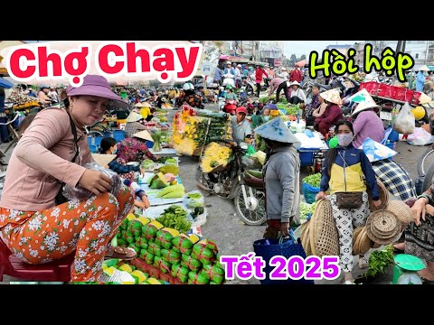 Hồi hộp đi "Chợ Chạy" Cao Lãnh Tết 2025 - Không chạy là bán không được