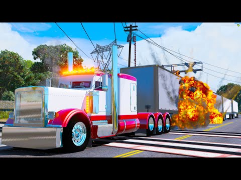 Illegally Hauling DANGEROUS Load in GTA 5 RP!