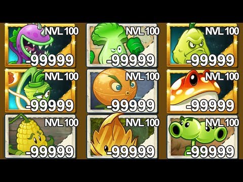 Plants Vs Zombies 2 7 Super Plantas Nivel 100