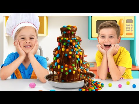 Kids learn to make Handmade sweets