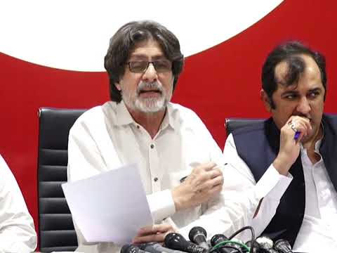 🔴LIVE | PTI Secretary Information Rauf Hasan Aggressive Press Conference at PTI Central Secretariat