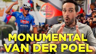 MONUMENTAL MATHIEU VAN DER POEL | Milano Sanremo 2023