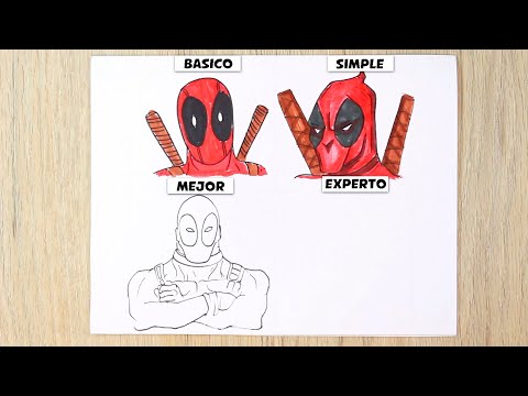 Drawing and Coloring DeadPool- 3 -Transformations ⭐How to Draw DeadPool