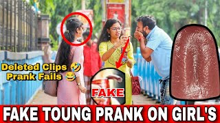 FAKE TOUNG PRANK ON GIRL'S| DELETED CLIPS & PRANK FAILS 😂| MOST FUNNY PRANKS OF 2023| PRANK INFINITY
