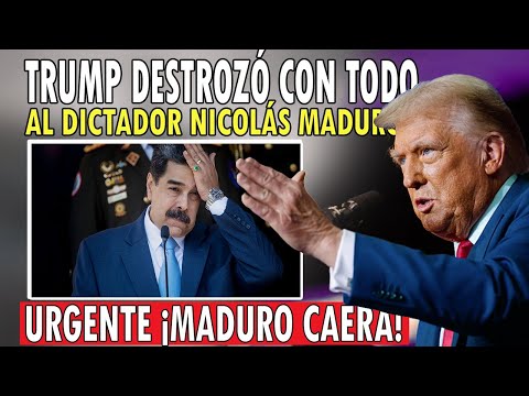 ¡ESCÁNDALO! EE.UU destrozo CON TODO a NICOLÁS MADURO les llego la HORA ¡ESTO SE PUSO INTERESANTE!