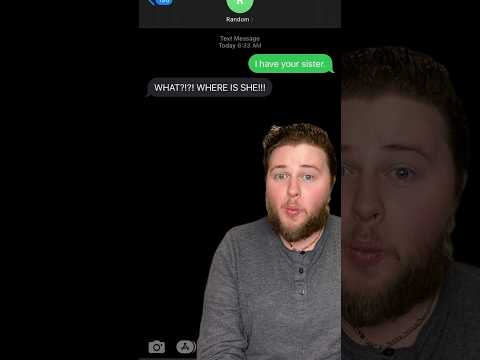 Texting Random Numbers!📱😂: WHERE IS MY SISTER?!😱😭 #comedy #funny #text #prank