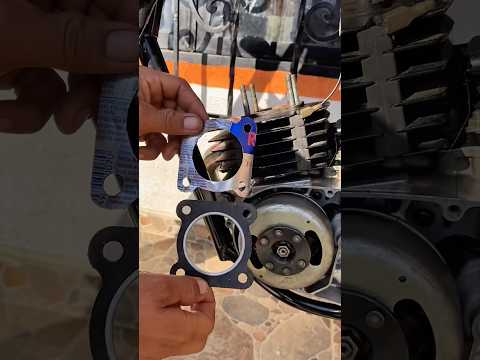 Tip para hacer empaques caseros de motos #motos
