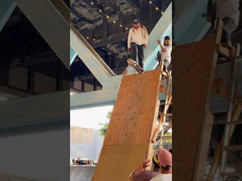 Sky Brown frontside noseblunt stall at Burnside #skateboarding