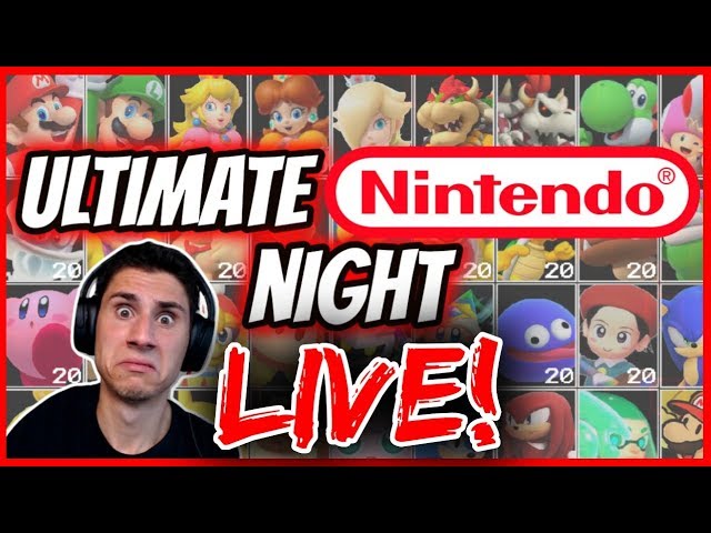 ULTIMATE NINTENDO NIGHT LIVE STREAM ? Nintendo FNAF Live Stream | Ultimate Custom Night Live Stream