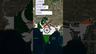 1965 War India Vs Pakistan Explained with maps#shorts