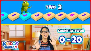 Learn How to Count by Twos 0-20 and 0-30 By Miss V
