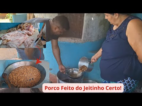 Preparando  Carne de Porco Deliciosa ,Bora Com a Gente !!