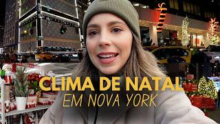Vlogmas: Chegou o Natal em Nova York | Feirinha de Natal, Central Park e decorações na 5 Avenida