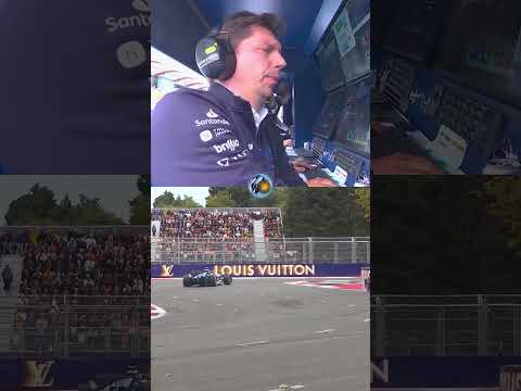 La reacción de James Vowles al contacto de Albon a Franco Colapinto en el #azerbaijangp