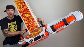 EPIC 2500 Shot Nerf Blaster Mod Build! | MacDannyGun