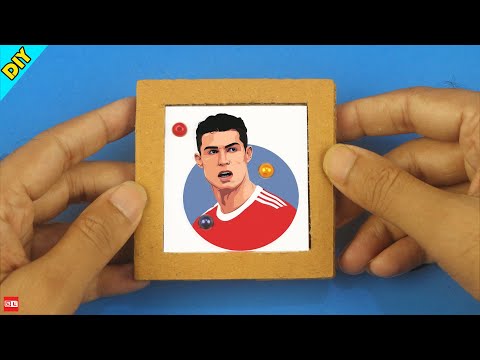 How To Make Cristiano Ronaldo from cardboard - Cardboard Puzzle Game