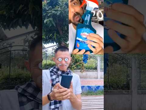 ลองกินขวดฉีดน้ำ #funny #comedy #ตลก #ฮา