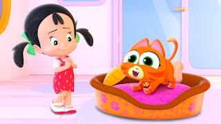 Cuquin's little cat | Cleo and Cuquin Nursery Rhymes & Kids Songs