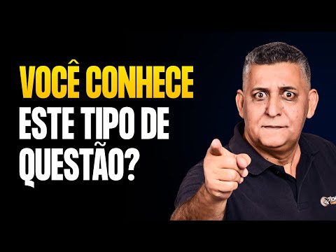 VOCÊ CONHECE ESTE TIPO DE QUESTÃO?