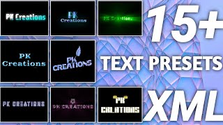 Top 15 Alight Motion Text Effect