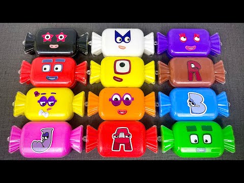 Numberblocks 🌈 Looking For Slime with Big Candy Coloring in Park! Satisfying Videos ASMR