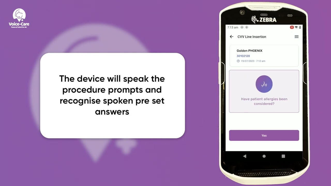 Voice-Care User Interface & Features
